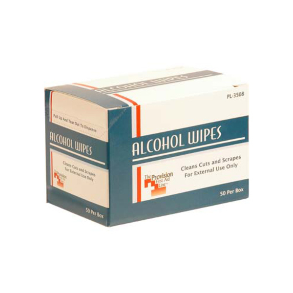 Allpoints Wipes, Alcohol , Box Of 50 2801540